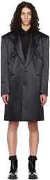 We11done Black Two-Button Coat