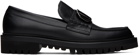 Valentino Garavani Black VLogo Signature Loafers