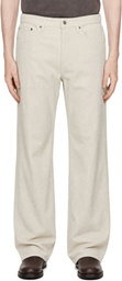 Sunflower Off-White Loose Trousers