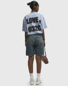 032c LOVES TEE Blue Womens Shortsleefe