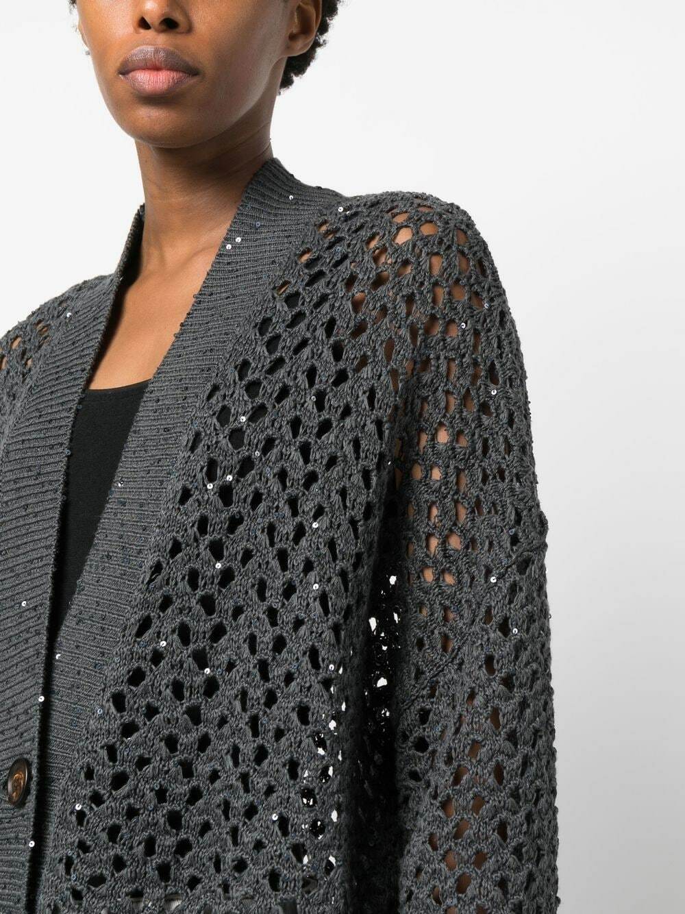 BRUNELLO CUCINELLI - Dazzling Net Cardigan