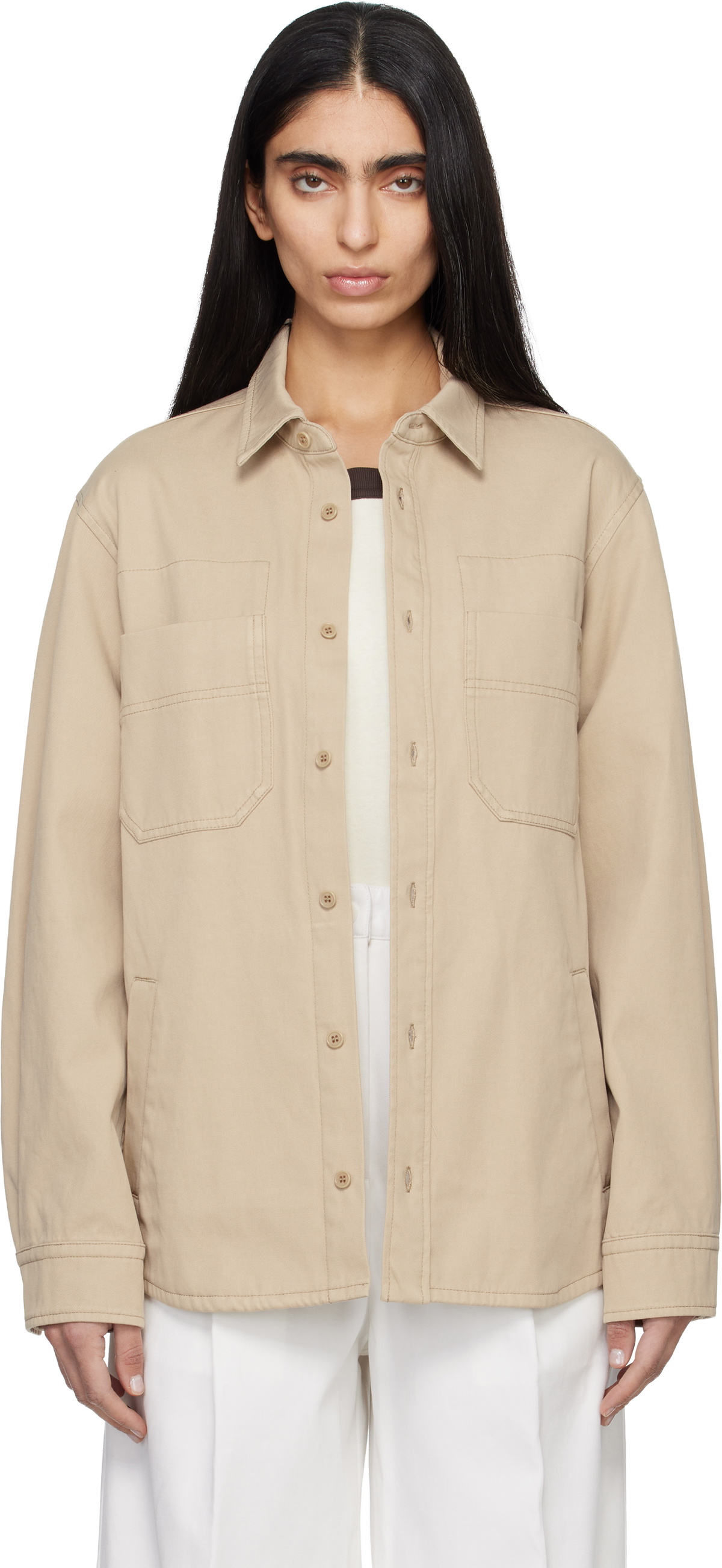 A.P.C. Beige Noah Jacket