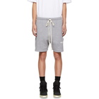 Essentials Grey Logo Shorts