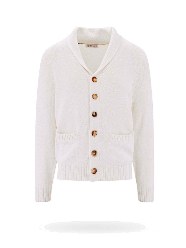 Photo: Brunello Cucinelli   Cardigan White   Mens