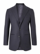 Saman Amel - Herringbone Wool Suit Jacket - Blue