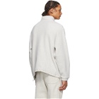 Essentials Grey Polar Fleece Sweater