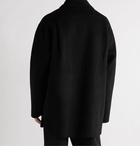 ACNE STUDIOS - Domen Oversized Double-Faced Wool Overshirt - Black