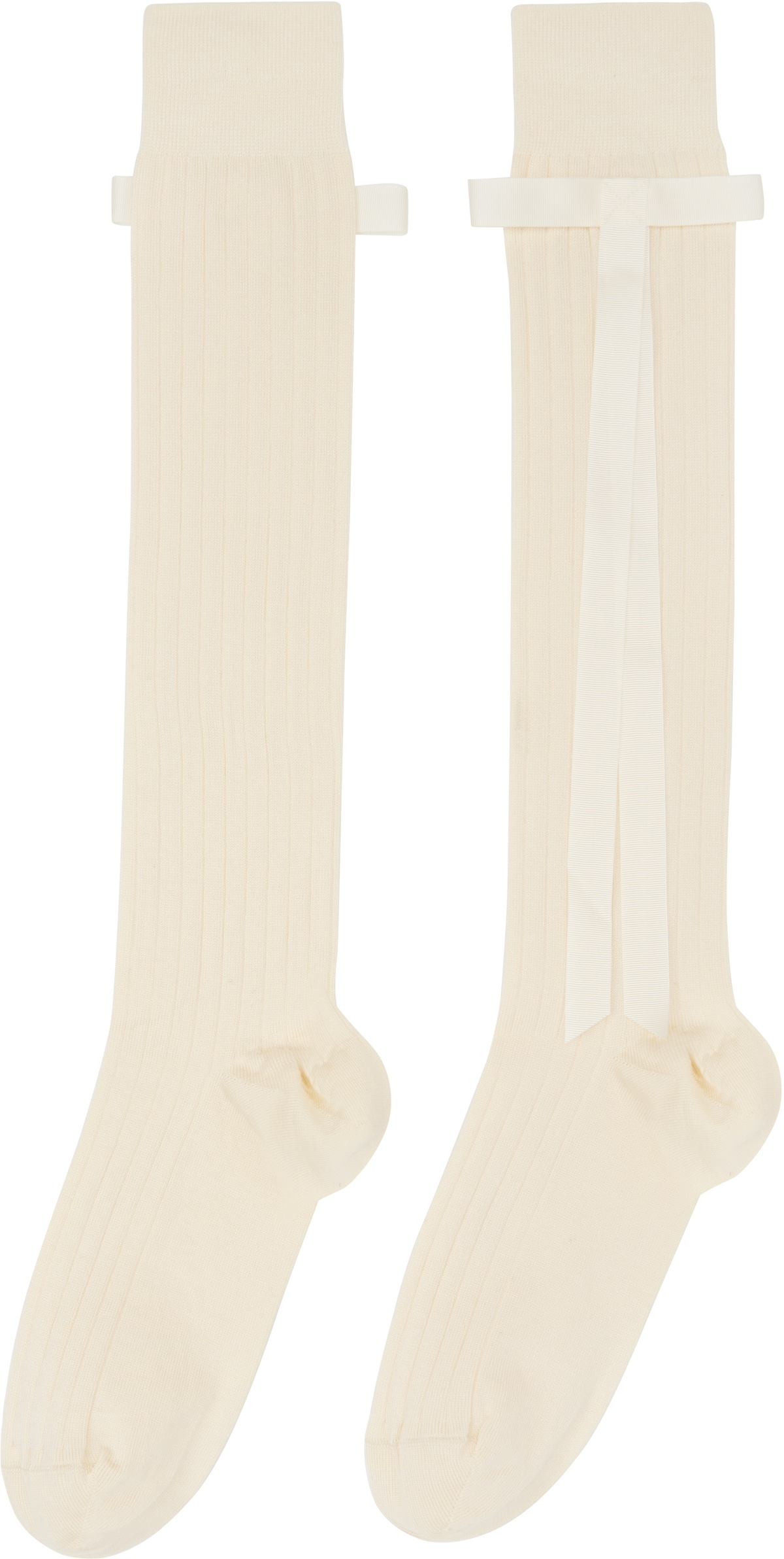 Sandy Liang SSENSE Exclusive Bridal Capsule Recital Socks
