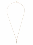 MARIA TASH 18K Rose Gold Diamond Lightning Pendant Necklace