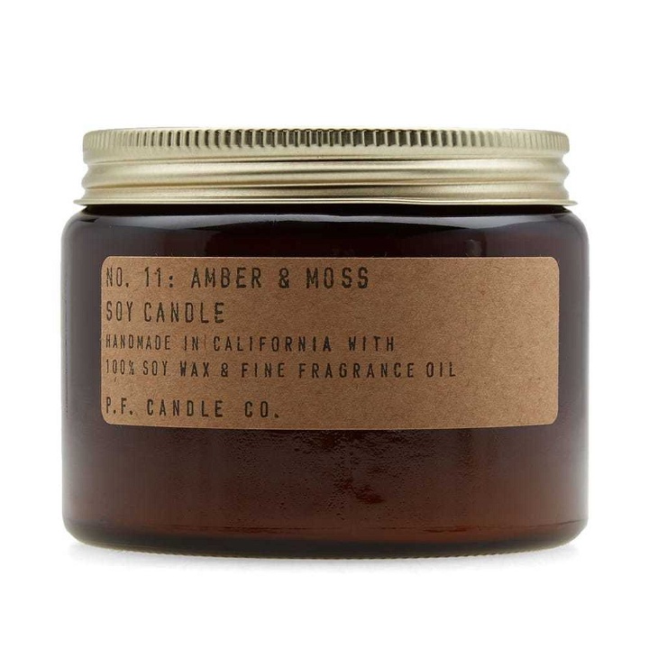Photo: P.F. Candle Co No.11 Amber & Moss Double Wick Soy Candle