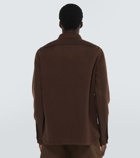 Rick Owens Oversized virgin wool overshirt