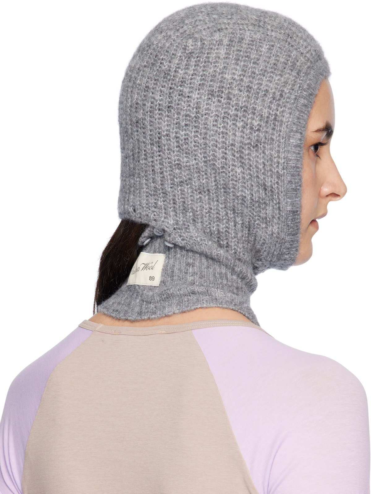 Paloma Wool Gray Buttons Angels Balaclava Paloma Wool