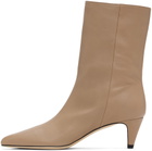 BY FAR Taupe Lysander Boots