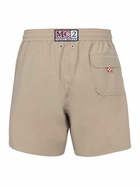 MC2 Saint Barth Beige Classic Stretch Comfort Travel Swim Shorts