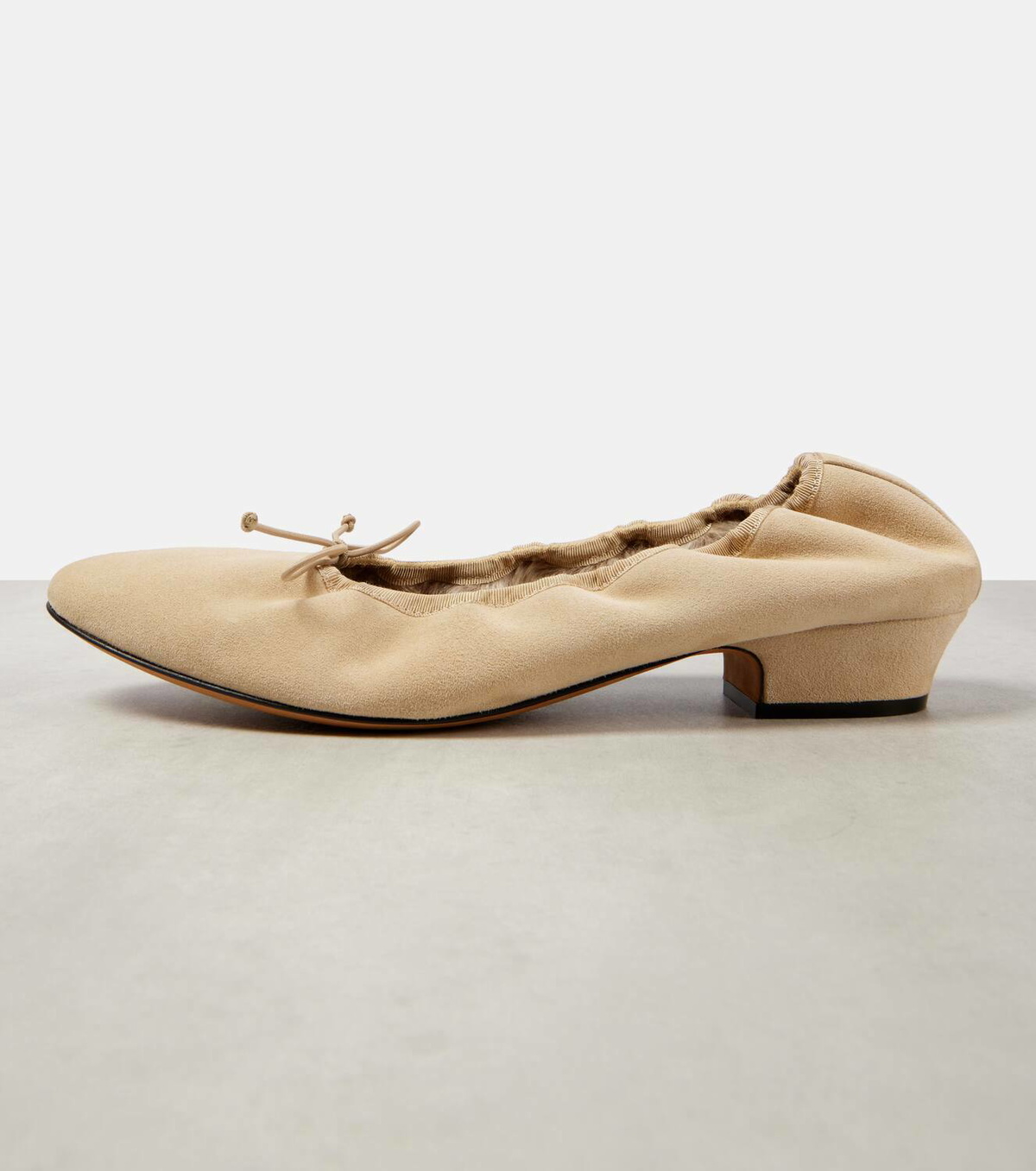 バレエシューズ The Row Awar suede ballet flats Awar suede ballet flats in black - The Row | Mytheresa