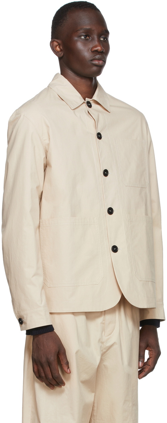 Meta Campania Collective Sagl Beige Julian Shirt Jacket