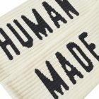 Human Made Men's HM Logo Socks in White
