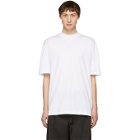 Lanvin White Mock Neck T-Shirt