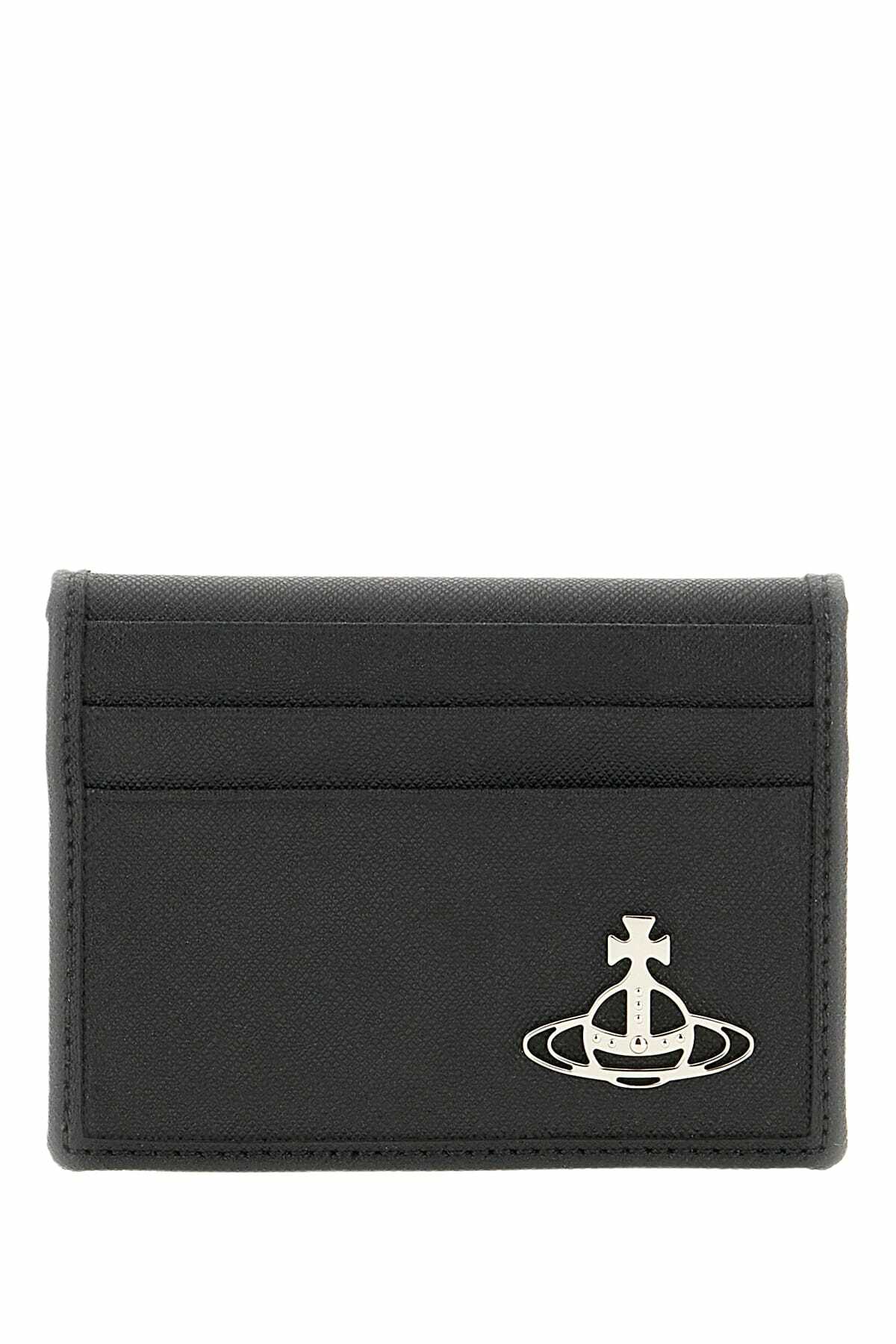 Vivienne Westwood Black Synthetic Leather Wallet