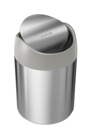 Photo: Simplehuman Mini Bin - Brushed Steel