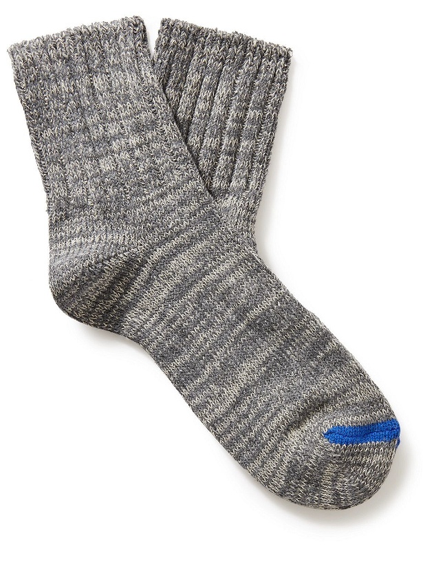 Photo: Thunders Love - Ribbed Recycled Cotton-Blend Socks
