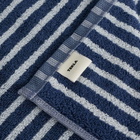 Tekla Fabrics Organic Terry Hand Towel in River Stripes 