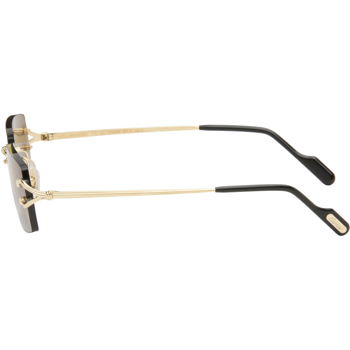 Cartier Gold 'Classic C de Cartier' Sunglasses