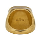 Versace Gold GV Pearl Ring