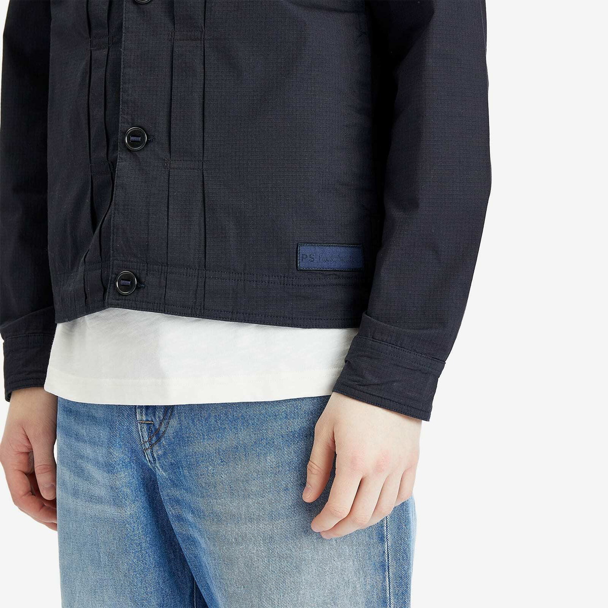 Paul Smith Men's Ripstop Jean Jacket in Navy
