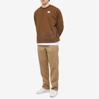 Air Jordan Men's Flight Fleece Crew Neck in Brown