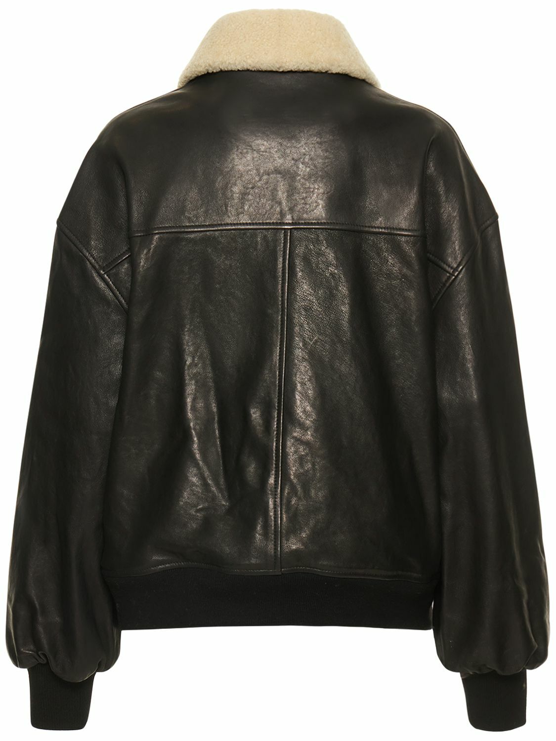 KHAITE Sheller Leather Jacket Khaite