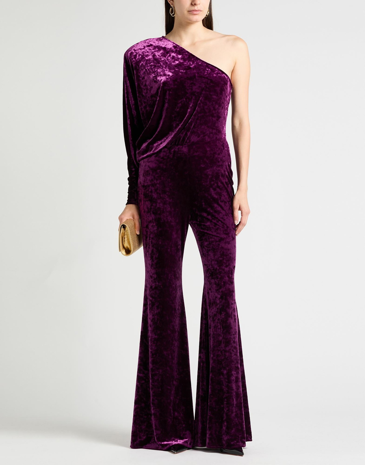 Alexandre Vauthier Womens Jumpsuit Plum