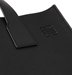 LOEWE - Full-Grain Leather Tote Bag - Black