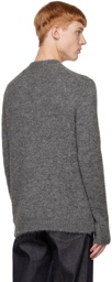 Jil Sander Gray Crewneck Sweater