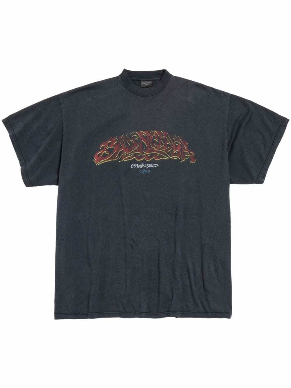 BALENCIAGA - Logo T-shirt