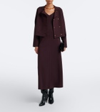 Joseph Helius jersey midi skirt
