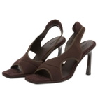 Represent Women's Asymmetric Stretch Heel in Chocolate