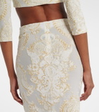 Roberto Cavalli Printed midi skirt