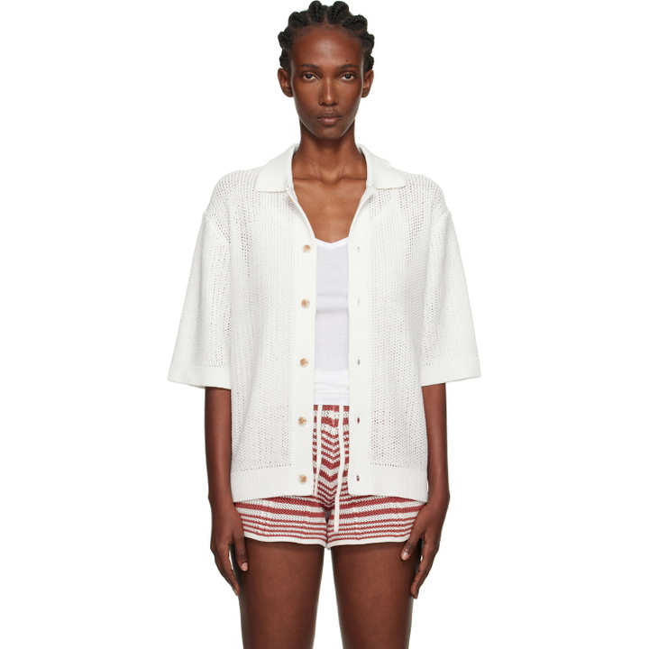 Photo: Holzweiler White Elio Shirt