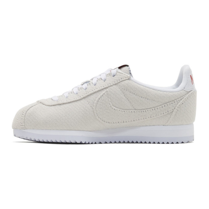 nike classic cortez off white