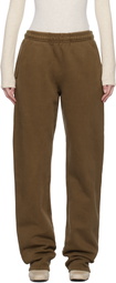 Entire Studios Brown Straight-Leg Sweatpants