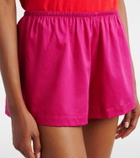 Leset Yoko cotton poplin shorts