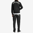 Palm Angels Men's Curved Logo Track Jacket in Black