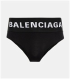 Balenciaga - Cotton jersey briefs