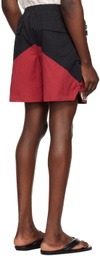 Rhude Black & Red Yachting Shorts