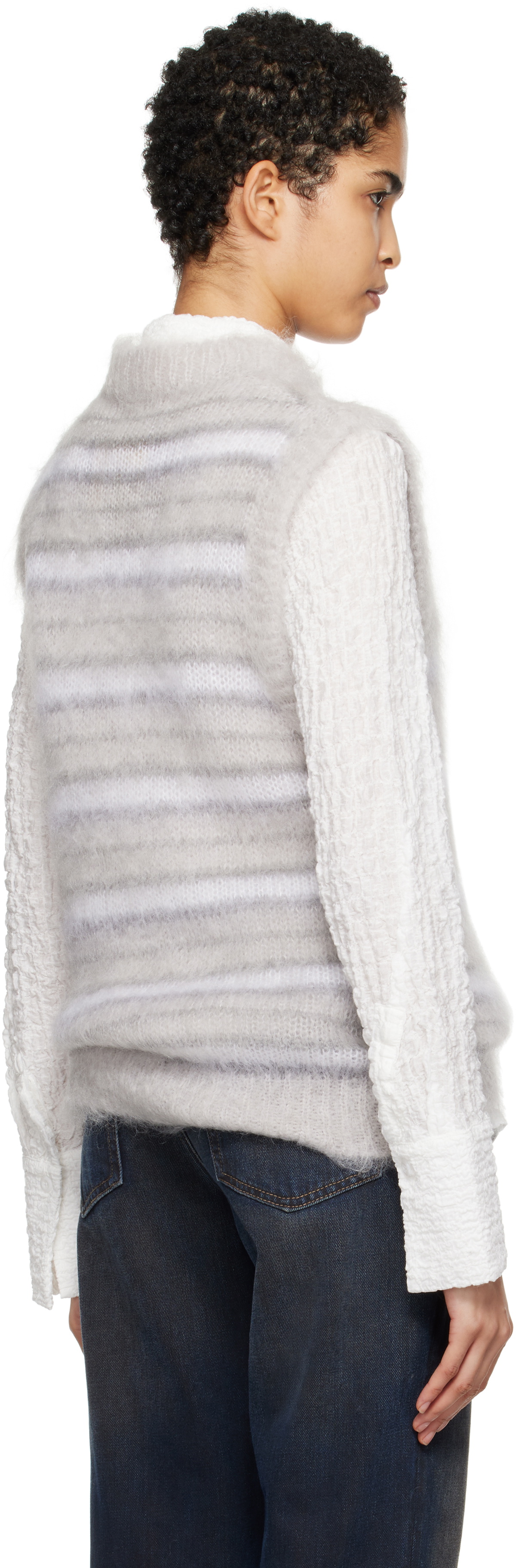 Marni Gray Fuzzy Wuzzy Vest