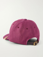 Visvim - Excelsior Wool and Silk-Blend Twill Cap - Burgundy