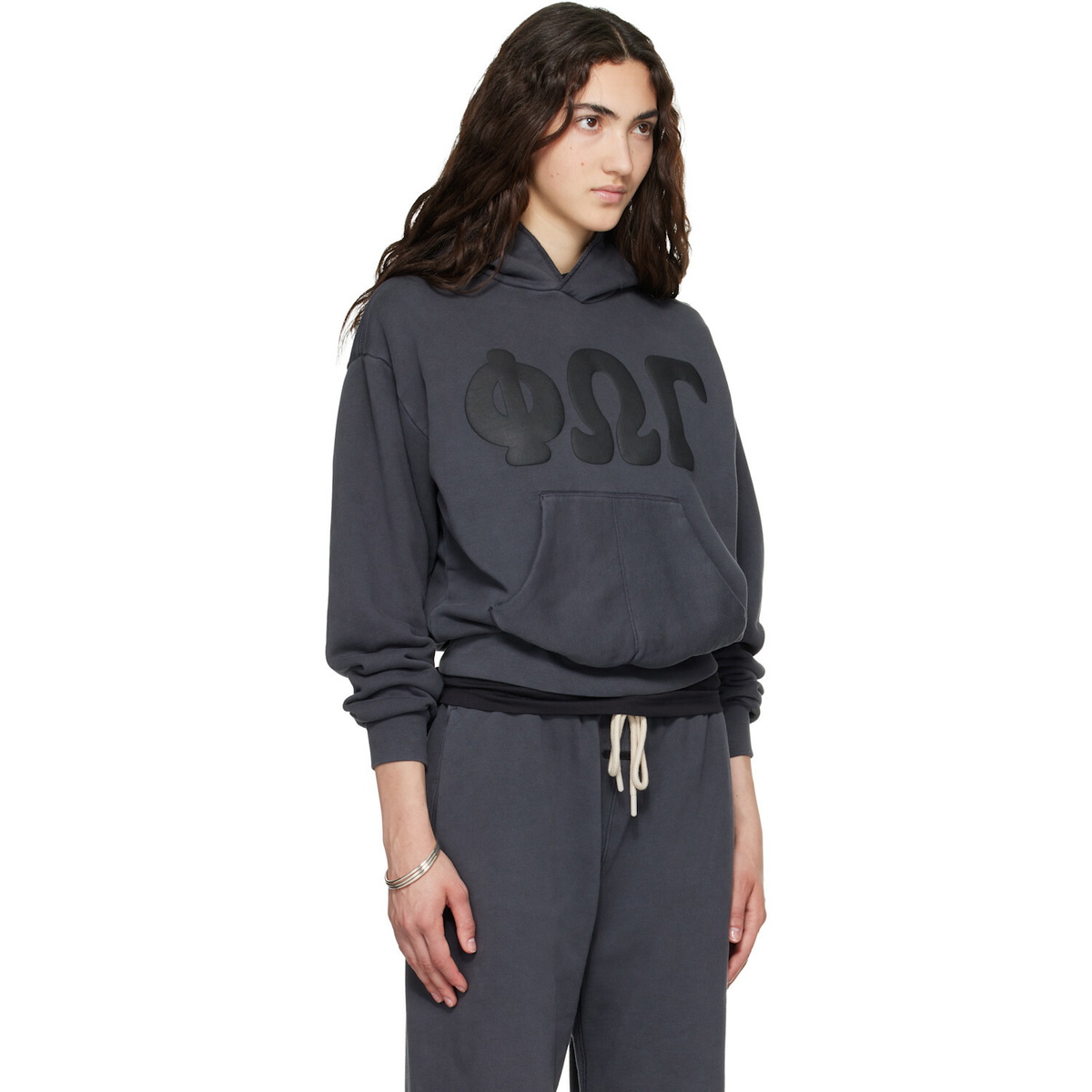 Fear of God ESSENTIALS Gray 90s Fleece Hoodie