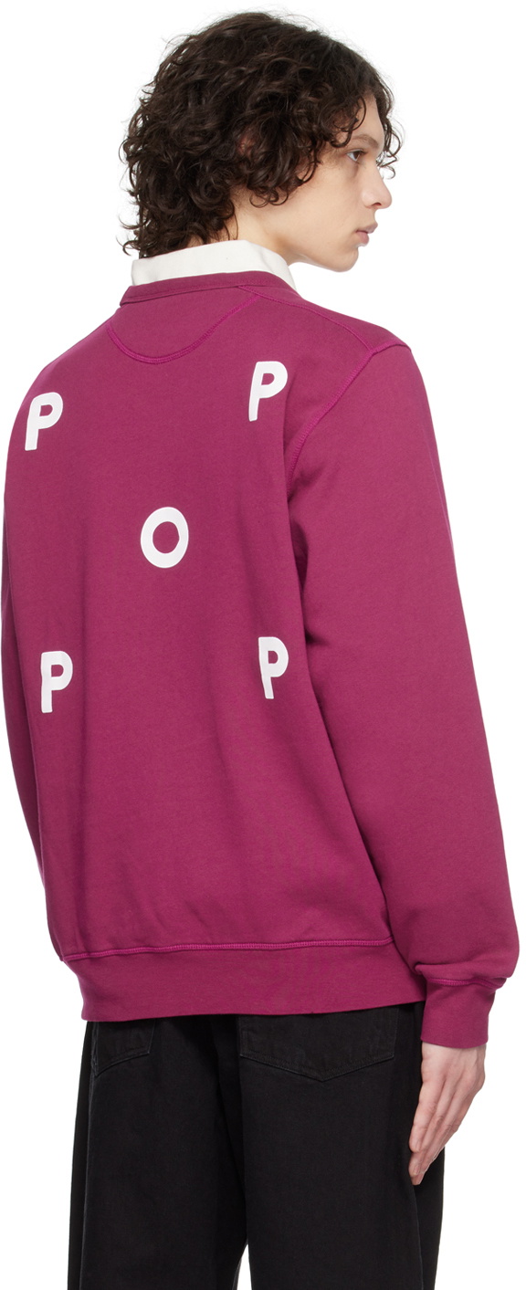 Pop Trading Company Pink Crewneck Sweatshirt