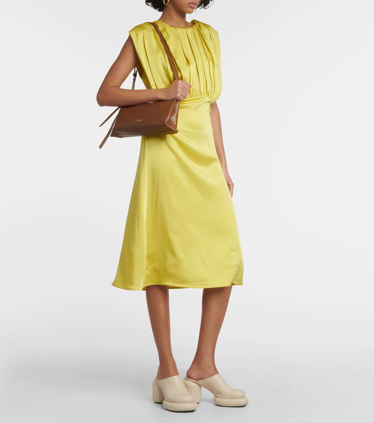 Jil Sander Empire Small leather shoulder bag Jil Sander